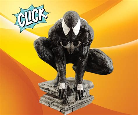 Symbiote Suite Spiderman 3D Printed And Hand Painted Figure Unique