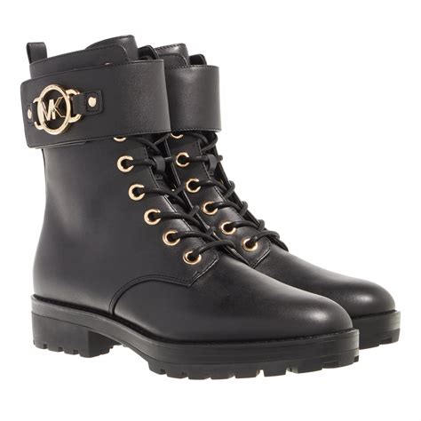 Michael Kors Rory Lace Up Bootie Black | Schnürstiefel