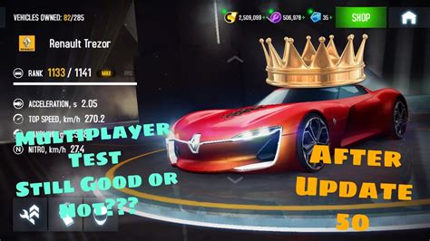 Renault Trezor Multiplayer Test After Update 50 Asphalt 8 YouTube