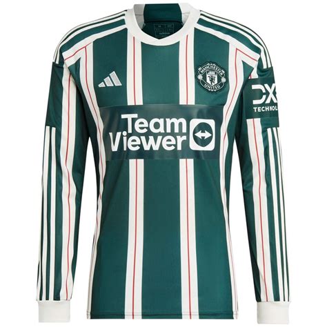 Long Sleeve Manchester United Away Shirt