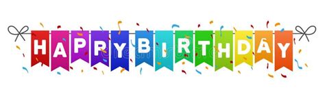 Birthday Flags Clipart