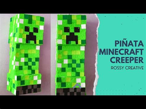 Diy Minecraft Creeper Pinata Tutorial Off