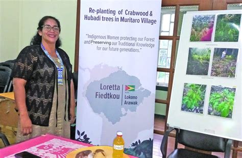 Muritaro Resident Loretta Fiedtkou Replanting Crabwood Trees Guyana Times