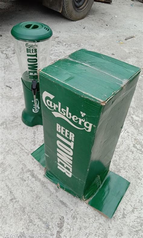 Carlsberg Beer Tower Drinks Container Furniture Home Living Home