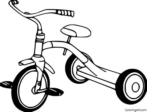 Simple Tricycle Drawing