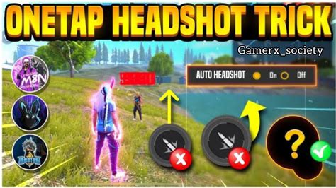 New One Tap Headshot Trick 2024🔥only Red Number Tips And Tricks