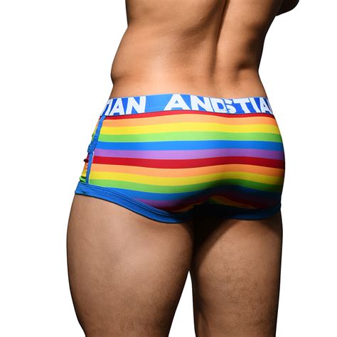 Andrew Christian Pride Stripe Pocket Boxer W Almost Naked Industrial