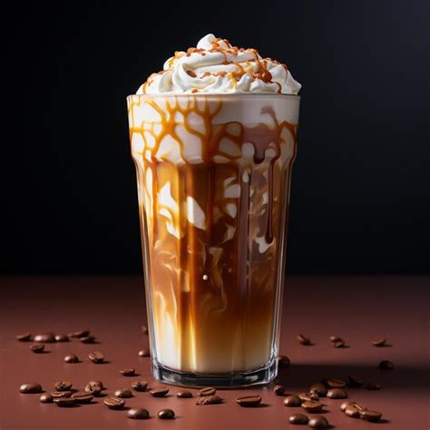 Premium Photo Hot Chocolate Coffee And Milk Blend In A Frothy Mug