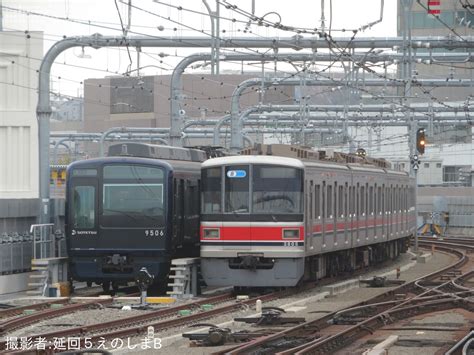 2nd Train 【東急】3000系3105fが相鉄星川駅の留置線への写真 Topicphotoid70758