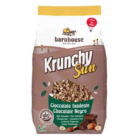 BARNHOUSE KRUNCHY CHOCO NEGRO Y AVELLANAS 375g BIO 4021234131649