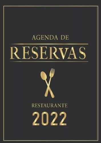 Libro Agenda Reservas Restaurante 2022 Libro De Reservas Meses Sin