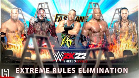 Wwe K Rob Van Dam Vs Bobby Lashley Vs Jeff Hardy Vs Damian Priest Vs