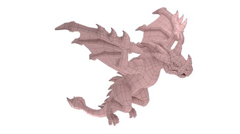 Cartoon Dragon 3d Model 29 Obj Ma Fbx Free3d