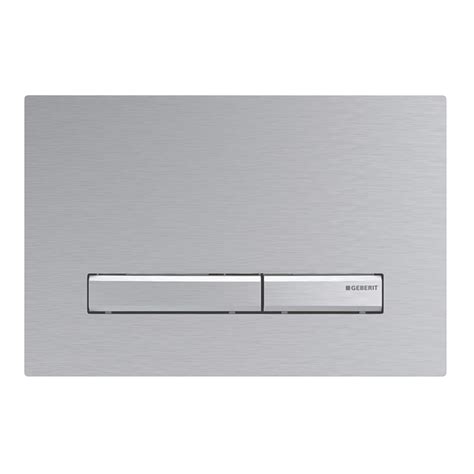 Geberit Sigma Brushed Chrome Actuator Plate Stiles