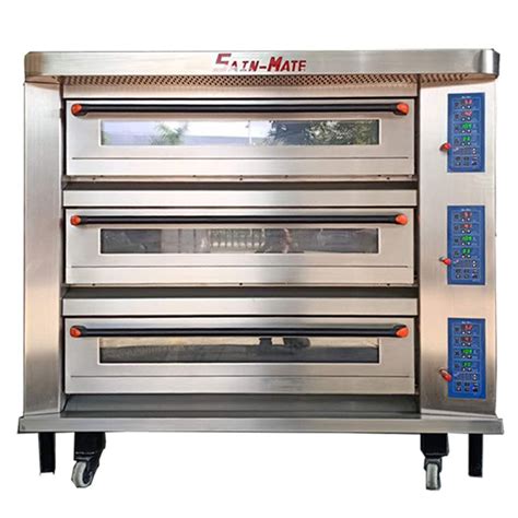 Sun Mate Customizable Power Deck Tray Bread Gas Baking Oven High