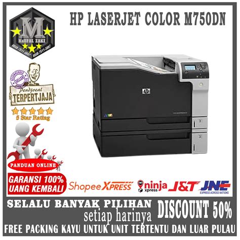 Jual Printer A3 Hp Color Laserjet Enterprise M750dn M750 Bergaransi