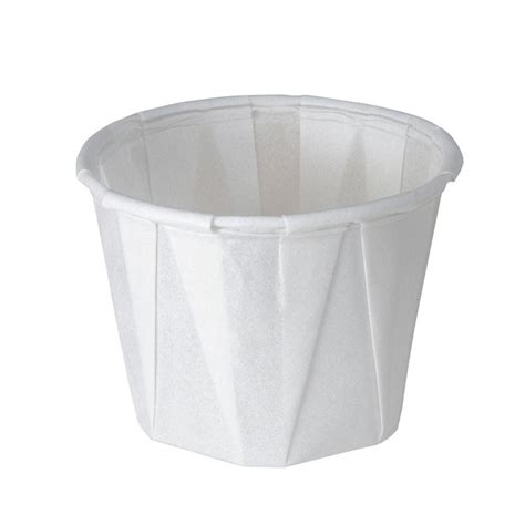 CUP 1oz WHITE PORTION PAPER 5000 PER CASE Glendondanotti