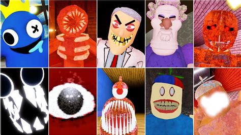 caught battle rainbow friends roblox doors grumpy gran
