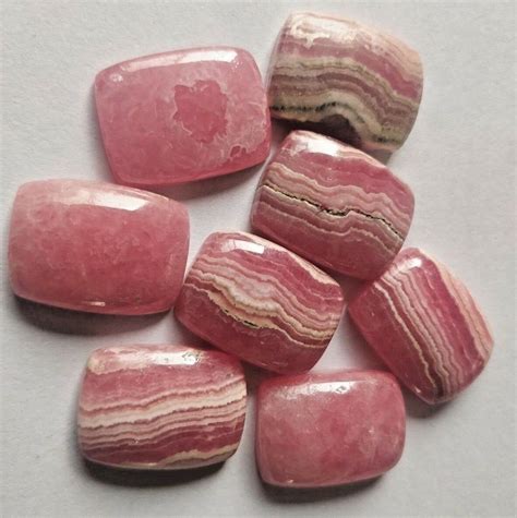 Natural Argentina Rhodochrosite Rare Calibrated Baguette Loose Gemstone