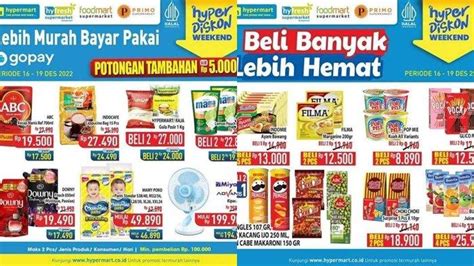 Baru Promo Jsm Hypermart Hari Ini Jumat Desember Bayar Pakai