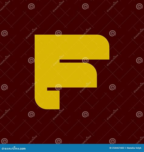 Letter F Logo Or Icon Design Stock Vector Illustration Of Marketing