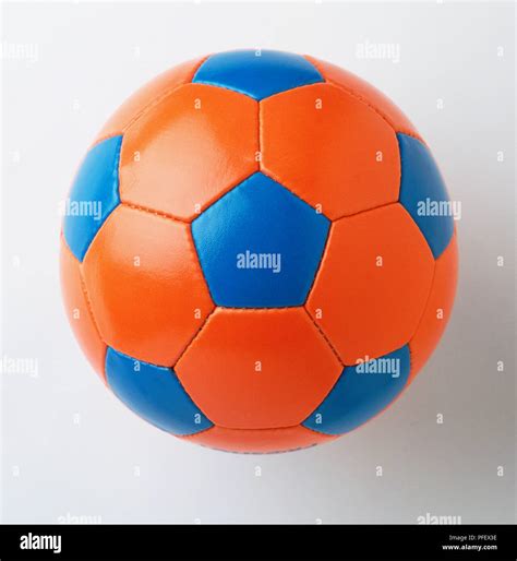 Red and blue football Stock Photo - Alamy