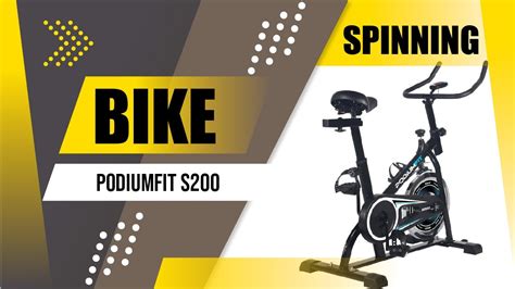 Bicicleta Ergométrica Spinning PodiumFit S200 A Spinning mais