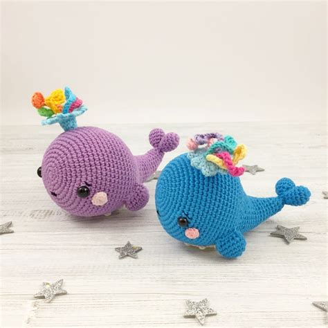 Walice The Baby Whale Easy Crochet Pattern Crochet Etsy