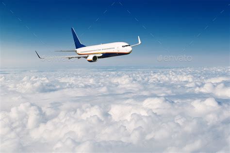 Commercial Airplanes In The Sky