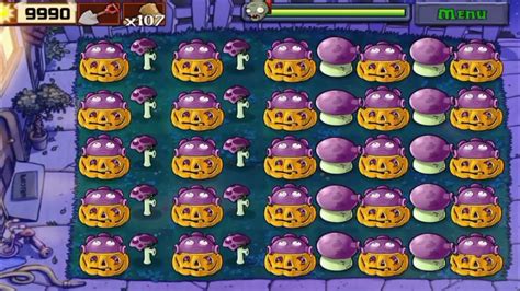 Plants Vs Zombies Last Stand Night 5 Flags Completed Gloom Shroom