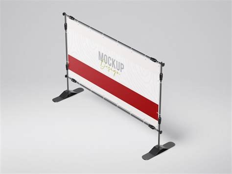 Premium Psd A Banner Stand Mockup