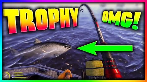 Russian Fishing 4 ⭐ Big Trophy Atlantic Salmon 🐟 Weekly Record On