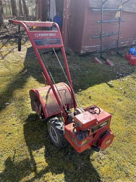 Troy Bilt Pony Rear Tine 5hp Rototiller Live And Online Auctions On