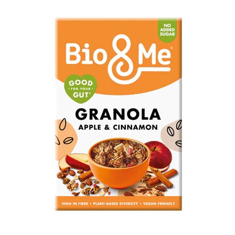 Apple and Cinnamon Gut Loving Granola in 360g from Bio and Me