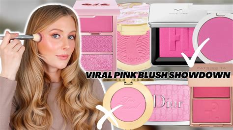 I Tried Every Viral Pink Blush So You Dont Have To Trendy Pink Blush Showdown Youtube