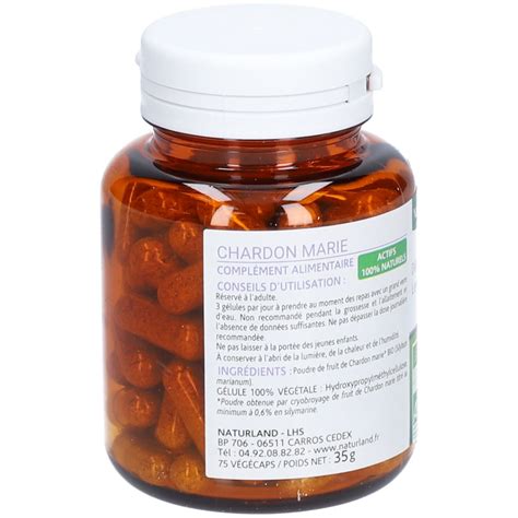 Naturland Chardon Marie Bio Pc S Redcare Pharmacie