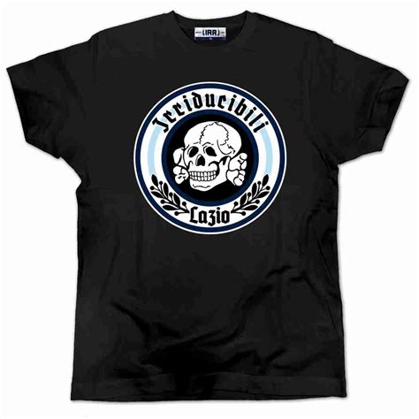 T-SHIRT NERA – SS SKULL LAZIO – IRR LAZIO