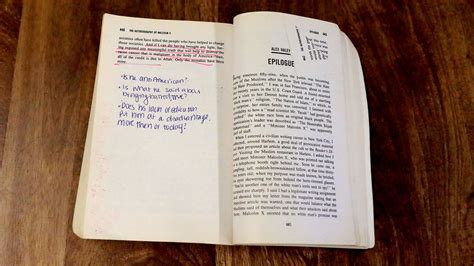 Annotations In Used Copy Of Autobiography Of Malcolm X Make It