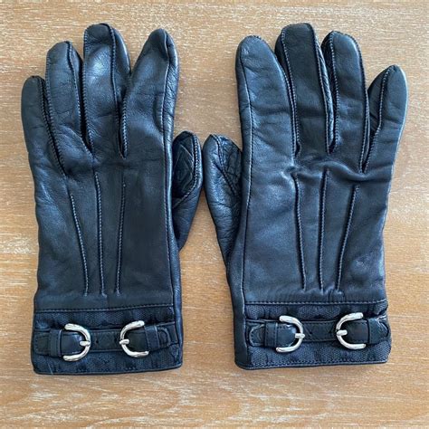 Coach Leather Gloves - Gem