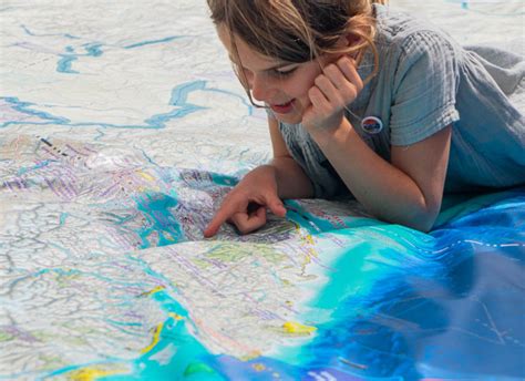 Giant Floor Map At Science Rendezvous