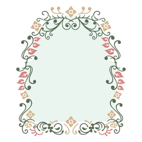 Design Png E Svg De Molduras Ornamentais Vitorianas Com Bordas Elaboradas Para Camisetas