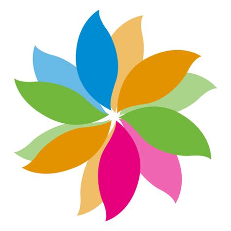 Colorful Floral Leaf Icon Png And Svg Design For T Shirts