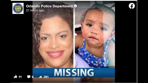 Mom 11 Month Old Girl Missing In Florida Orlando Cops Say Fort