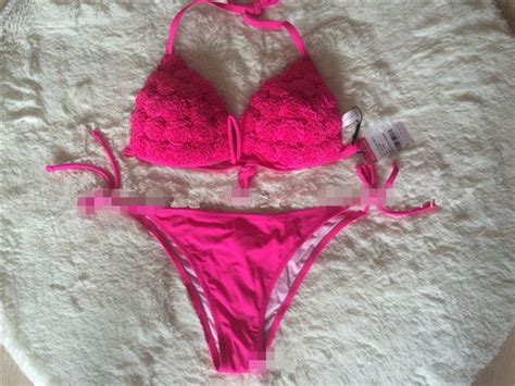 Small Chest Artifact Bikini Two Piece Swimsuit Women Sexy Split Small Chest Gather Hot