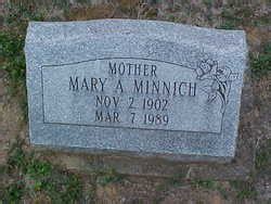 Mary Ada Charles Minnich M Morial Find A Grave