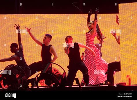 Spanish Singer Rosalia Performs At The Axe Ceremonia Music Festival At