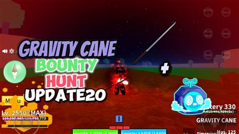 Gravity Cane Bounty Hunting Blox Fruit Update 20 YouTube