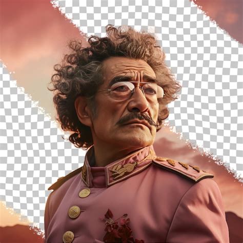 Premium Psd Southeast Asian Military Officer Dramatic Portrait Of An