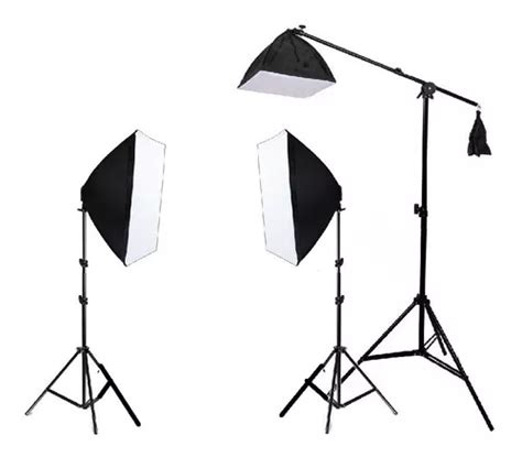 Kit Softbox X Trip Girafa Est Dio Foto Video S Lampada Frete Gr Tis