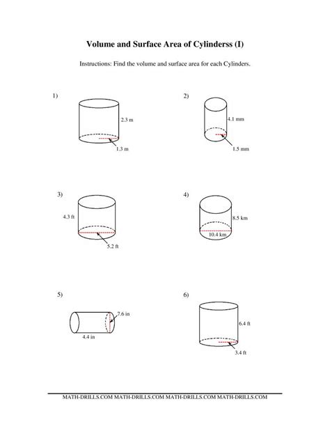 13 Best Images Of Surface Area Word Problems Worksheet 8th Grade Math